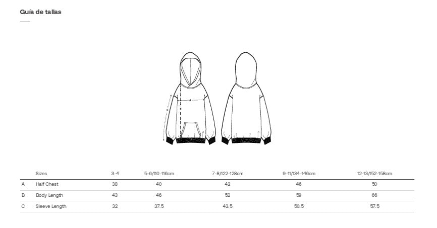 SUDADERA PIEDRAFITA KIDS 2025