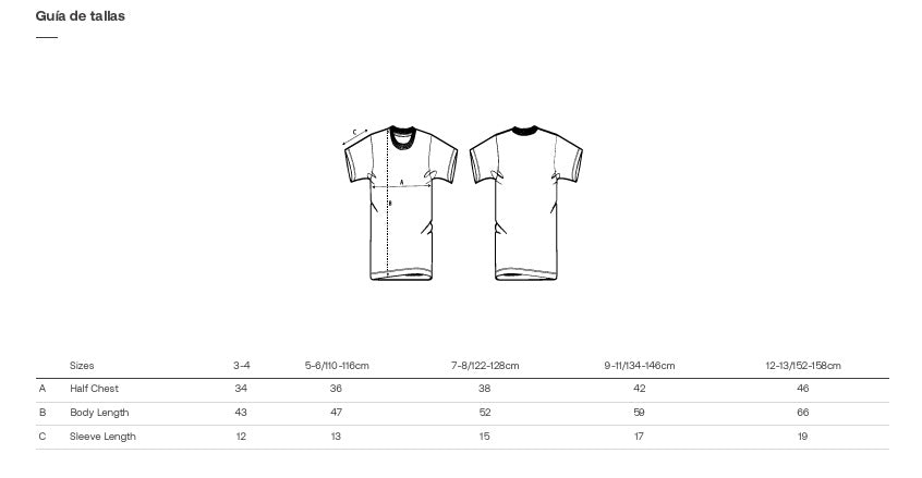 CAMISETA PIEDRAFITA KIDS 2025